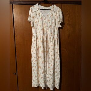 Christy Dawn White Floral Maxi Dress